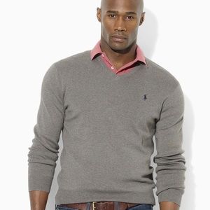 100% Merino Wool V-Neck Sweater